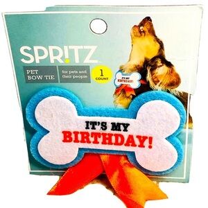 Spritz Pet Bow Tie NEW It’s My Birthday - For Your Pet - Celebration